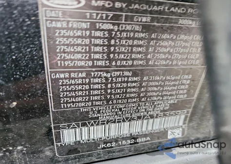 2018 Land Rover Range Rover Sport Hse from USA, damaged, VIN SALWR2RV3JA183599